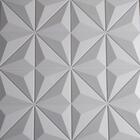 Kit 10  placas em pvc poliestireno revestimento 3d teto e par