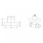 Kit 10 Acabamentos Para Registro Padrão Deca Quadrado 1/2, 3/