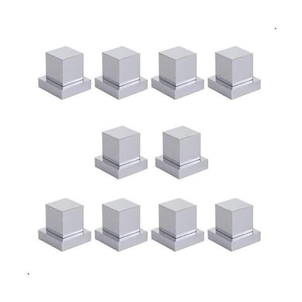 Kit 10 Acabamentos Para Registro Quadrado 1/2 Ou 3/4 Padrão D