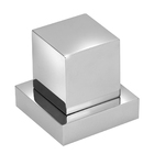 Kit 10 Acabamentos Registro Quadrado 1/2 Ou 3/4 100% Metal