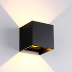 Kit 10 Arandela Hub Led 6w 3000k Duplo Facho Ajustáveis Bivol