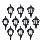 Kit 10 Arandelas Externa Interna De Parede Em Ferro Fundido