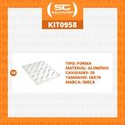 Kit - 10 Assadeiras Pão De Hamburguer 20 Cavidades Alumínio 5