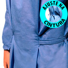 Kit 10 Avental Jaleco Descartável Manga Longa Tnt 40grs Fa Ma