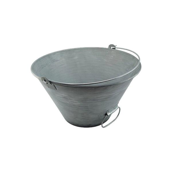 Kit 10 Balde Metal Chapa Natural Pegador 10 Litros Volpato