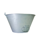 Kit 10 Balde Metal Chapa Natural Pegador 10 Litros Volpato