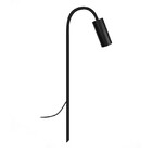 Kit 10 Balizadores Luminária Chão Espeto Jardim Preto 50cm