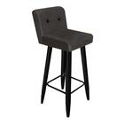 Kit 10 Banqueta Alta Cinza