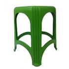 Kit 10 Banqueta Plástica Reforçada Capacidade 120 Kg Verde