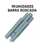 Kit 10 Barra Roscada Zincada Unc Stein 1/2