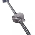 Kit 10 Barras De Ancoragem 50cm Com Flange + Porca 5/8