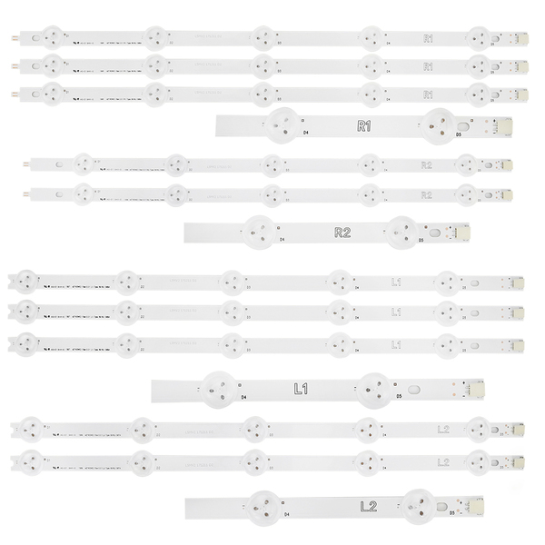 Kit 10 Barras Led 42ln5400 42ln5700 42la6130 42la6200