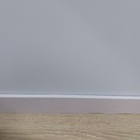 Kit 10 Barras Moldura/rodapé De Poliestireno 5cm Liso Branco