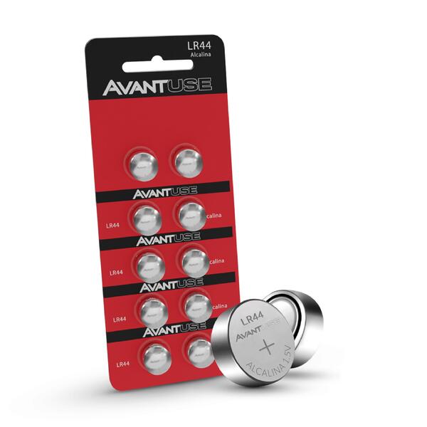 Kit 10 Baterias Alcalina Lr44 1.5v Cod: 408300018 Avant Use