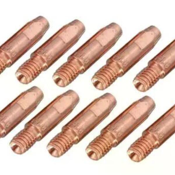 Kit - 10 Bico De Contato Para Tocha Mig M6x28 1,0mm 24kd