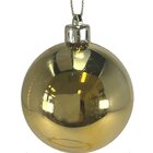 Kit 10 Bolas Decoração De Natal Dourada Árvore De Natal 60mm