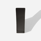 Kit 10 - Cabide Com Gancho De Parede (leblon Preto Fosco)