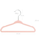 Kit 10 Cabide Infantil Veludo Slim Ultra Fino Não Escorrega R