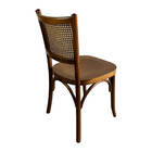 Kit 10 Cadeira Encosto Palhinha Cozinha Confortável Moderna