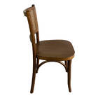 Kit 10 Cadeira Encosto Palhinha Cozinha Confortável Moderna