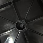 Kit 10 Cadeira Preta 182kg E 1 Mesa Desmontável 83cm