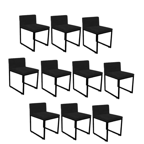 Kit 10 Cadeiraa De Jantar Escritório Recepção Lee Office Indu
