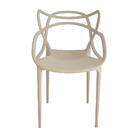 Kit 10 Cadeiras Allegra - Nude
