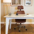 Kit 10 Cadeiras De Escritório Presidente Giratória Com Apoia