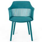 Kit 10 Cadeiras De Jantar Estofada Marcela - Turquesa