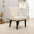 Kit 10 Cadeiras De Jantar Liz Linho Base Fixa Madeira Preto -