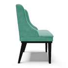 Kit 10 Cadeiras De Jantar Liz Suede Base Fixa Madeira Preto -