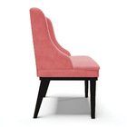 Kit 10 Cadeiras De Jantar Liz Suede Base Fixa Madeira Preto D