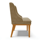 Kit 10 Cadeiras De Jantar Liz Suede Marrom Rato Base Fixa Mad