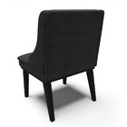 Kit 10 Cadeiras De Jantar Liz Veludo Base Fixa Madeira Preto