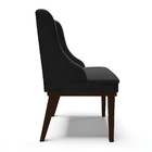 Kit 10 Cadeiras De Jantar Liz Veludo Base Fixa Madeira Tabaco