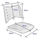 Kit 10 Cadeiras Escolar Preta Com Porta Livros - Mastcmol