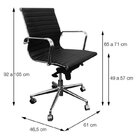 Kit 10 Cadeiras Escritório Diretor Esteirinha Rodízio Relax C