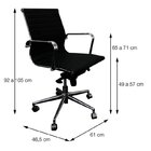 Kit 10 Cadeiras Escritório Diretor Esteirinha Rodízio Relax C