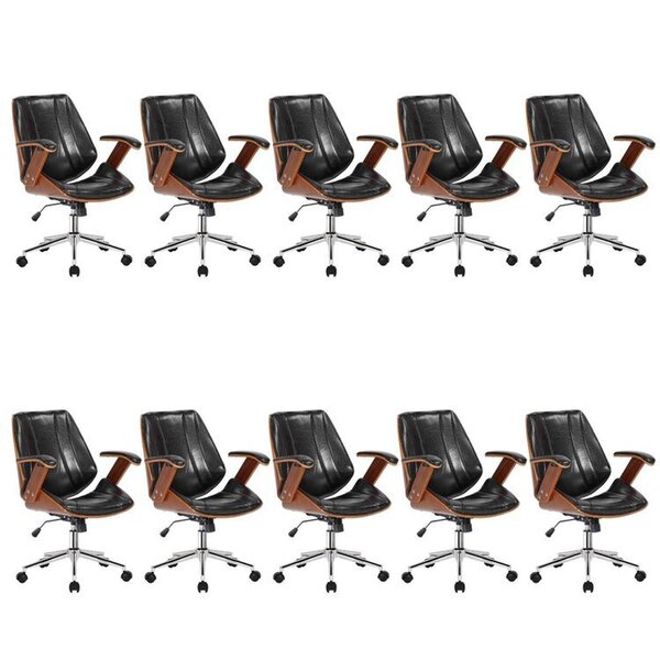 Kit 10 Cadeiras Escritório Diretor Giratória Corino Kopenhage