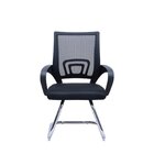 Kit 10 Cadeiras Escritório Interlocutor Fixa Tela Mesh Manche