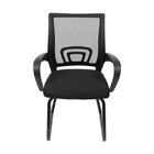 Kit 10 Cadeiras Escritório Interlocutor Fixa Tela Mesh Tok 33