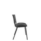 Kit 10 Cadeiras Escritório Iso Ergoplax Slim Fixa Preto