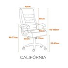 Kit 10 Cadeiras Escritório Presidente Ergonômica Nr17 Corino