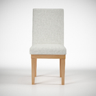 Kit 10 Cadeiras Estofada Reforçada Decorativa Mesa Em Linho L