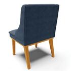 Kit 10 Cadeiras Estofadas Para Sala De Jantar Base Fixa De Ma