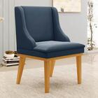 Kit 10 Cadeiras Estofadas Para Sala De Jantar Base Fixa De Ma