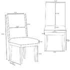 Kit 10 Cadeiras Estofadas Reforçadas - Balaqui Decor Bege