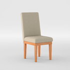 Kit 10 Cadeiras Estofadas Reforçadas - Balaqui Decor Bege