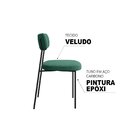 Kit 10 Cadeiras Mona Espresso Móveis Verde/preto