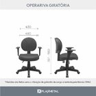 Kit 10 Cadeiras Para Escritório Ergonômica Executiva Operativ